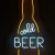 Neon Cold Beer Led Aydınlatma Tabela